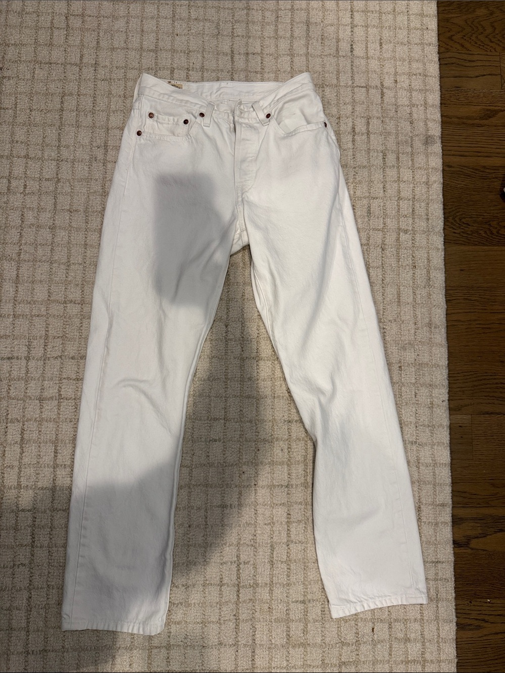 Levi's White Women's Straight Jeans